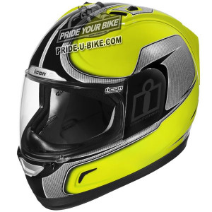 Мото-шлем интеграл - Icon Alliance Hi-Viz