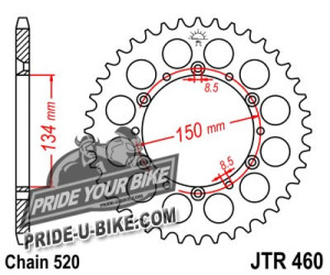 Звезда задняя JT Sprockets JTR460