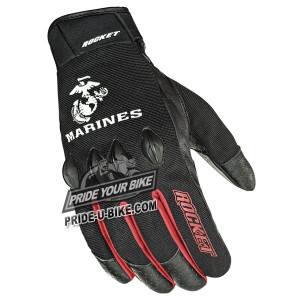 Кожано-текстильные мотоперчатки Joe Rocket Marines Stryker 