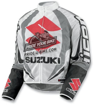 Текстильная мотокуртка - Icon Suzuki Hooligan