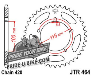 Звезда задняя JT Sprockets JTR464