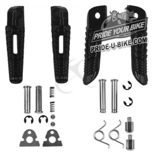 Передние и задние подножки Suzuki GSXR600 GSXR750 2006 2013 Black Передние и задние подножки Suzuki GSXR600 GSXR750 2006 2013 Black