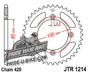 Звезда задняя JT Sprockets JTR1214