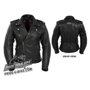 Pokerun Marylin женская кожаная мотокуртка