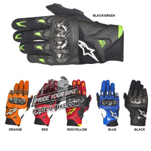 Кожано-текстильные мотоперчатки Alpinestars SMX-2 Air Carbon 