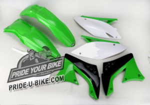 Комплект пластика UFO для Kawasaki KX 450 2009 2011 KX450 Комплект пластика UFO для Kawasaki KX 450 2009 2011 KX450